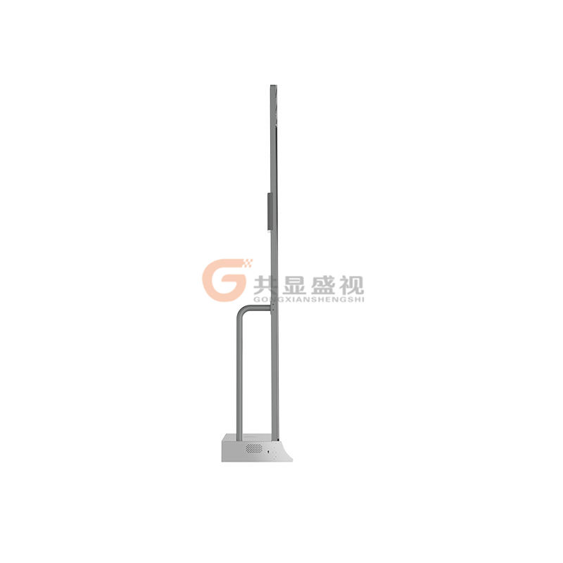OLED透明觸摸屏-55寸立式OLED屏，L型扶手款